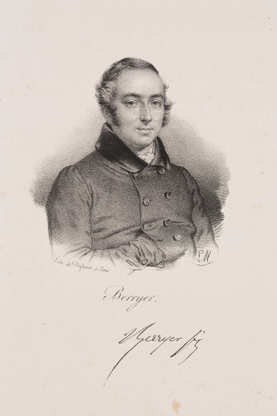 Retrato do político Pierre-Antoine Berryer de Francois Seraphin Delpech