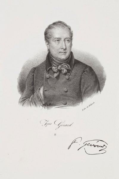Retrato do pintor François Gérard de Francois Seraphin Delpech
