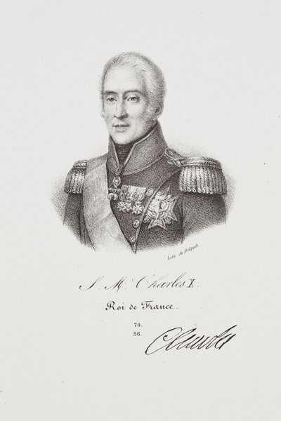 Retrato do rei Carlos X de Francois Seraphin Delpech