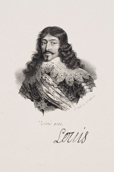 Retrato do rei Luís XIII de Francois Seraphin Delpech