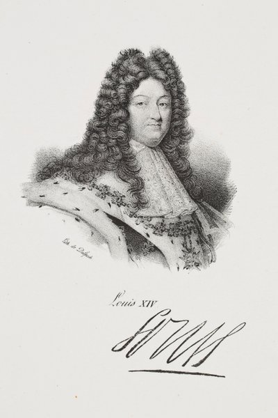 Retrato do rei Luís XIV de Francois Seraphin Delpech