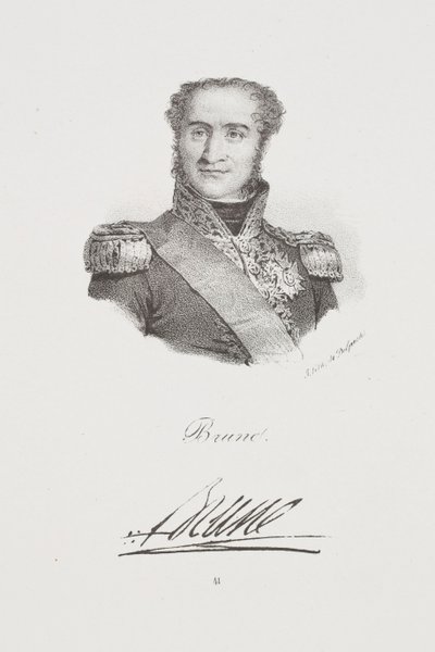 Retrato do marechal Guillaume Brune de Francois Seraphin Delpech