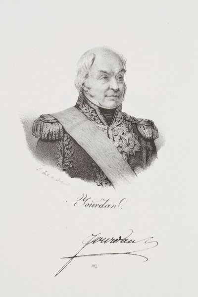 Retrato do marechal Jean-Baptiste Jourdan de Francois Seraphin Delpech