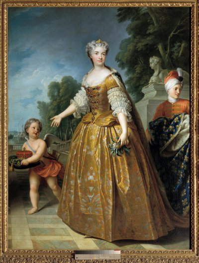 Retrato de Mary Lesczinska (ou Lesczynska de Francois Stiemart