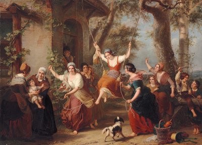 O balanço, 1848 de Francois Verheyden
