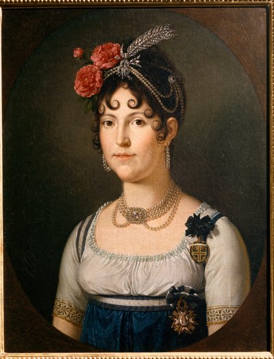 Retrato de Maria Luísa de Espanha, Duquesa de Lucca. Século XIX (pintura) de Francois Xavier Fabre