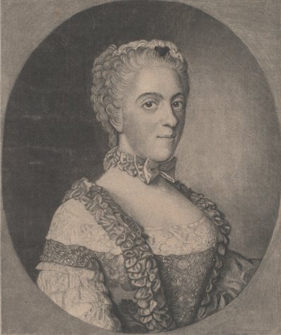 Retrato de Mme. Anne-Henriette da França, 1750. de Francois Xavier Vispre