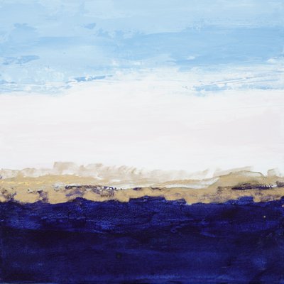 Horizonte Azul e Dourado de Françoise Wattré