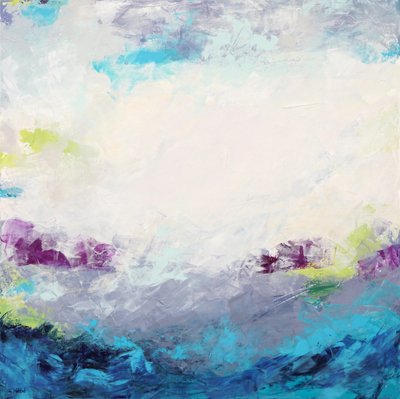 Paisagem abstrata e onírica de Françoise Wattré
