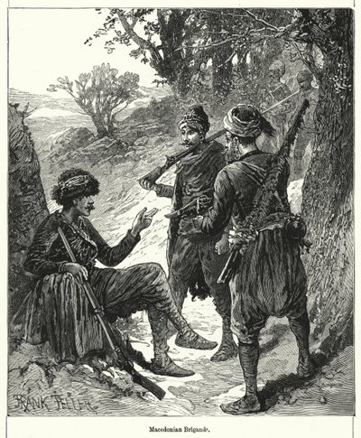 Brigands macedónios (gravação) de Frank (after) Feller