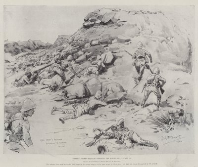 General Hart&39;s Brigade invadindo os Kopjes em 20 de janeiro de Frank Algenon Stewart