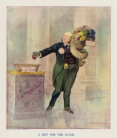 Um presente para o altar (litografia a cores) de Frank Beard