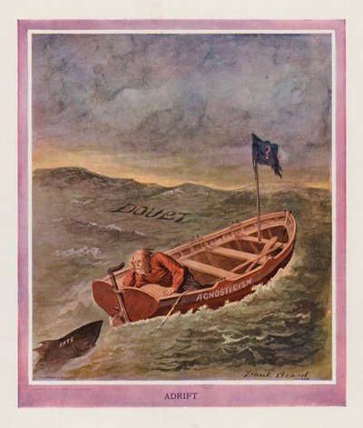 À deriva (litografia a cores) de Frank Beard