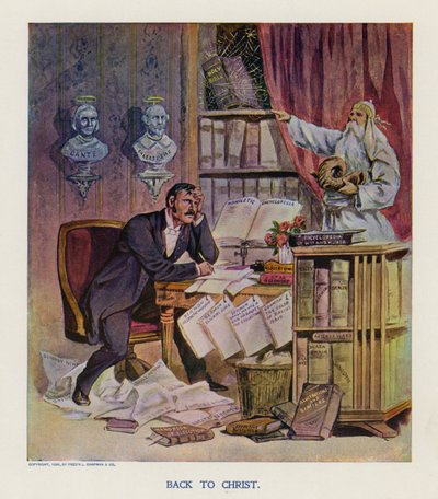Regresso a Cristo (litografia a cores) de Frank Beard