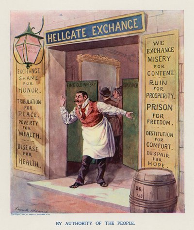 Por autoridade do povo (litografia a cores) de Frank Beard