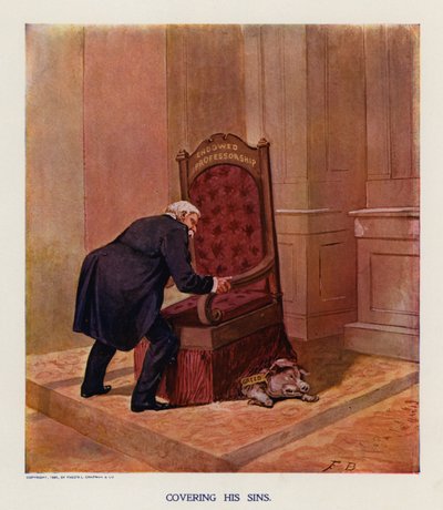 Cobrir os seus pecados (litografia a cores) de Frank Beard
