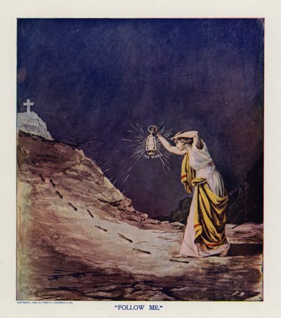 "Follow Me" (litografia a cores) de Frank Beard