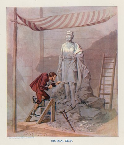 O seu verdadeiro eu (litografia a cores) de Frank Beard