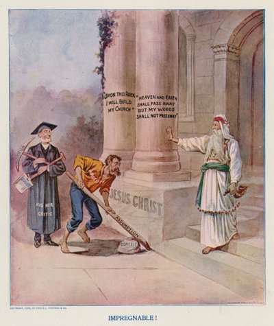 Impregnável! (litografia a cores) de Frank Beard