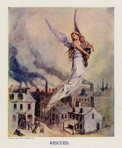 Rescued (litografia a cores) de Frank Beard