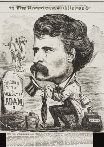 The American Publisher , pub. 1872 (litografia) de Frank Beard