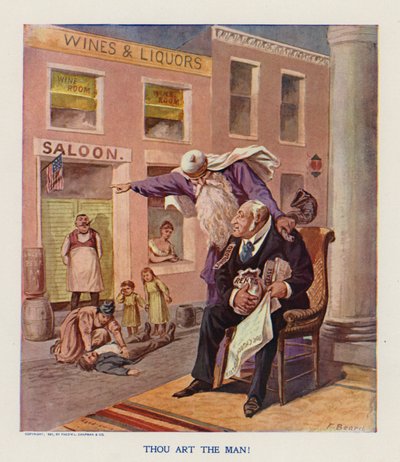 Tu és o homem! (litografia a cores) de Frank Beard