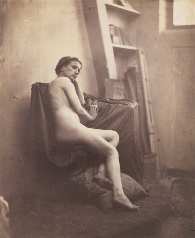 [Nu feminino em estúdio], 1856-59. de Frank Chauvassaigne