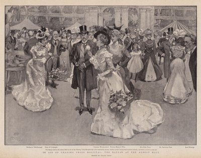 Na Ajuda do Charing Cross Hospital, o Bazar no Albert Hall de Frank Craig