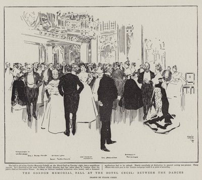 O Gordon Memorial Ball no Hotel Cecil, entre as Danças de Frank Craig