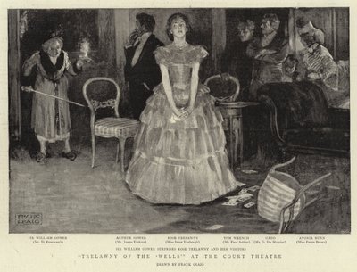 Trelawyn dos &39;Wells&39; no Court Theatre de Frank Craig