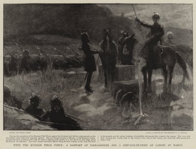 Com a Força de Campo de Kurram, uma Muralha de Selas e um Chevaux-de-Frise de Lanças em Hangu de Frank Craig
