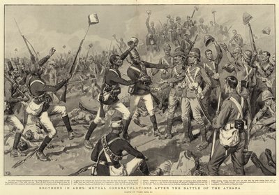 Irmãos de Armas, parabéns mútuos depois da Batalha do Atbara de Frank Dadd