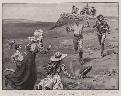 O Lado da Luz do Cerco de Mafeking, Correndo atrás de um Spent Shell de Frank Dadd