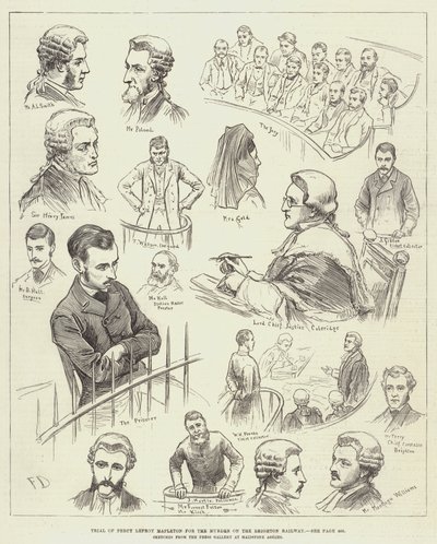 Julgamento de Percy Lefroy Mapleton pelo Assassinato na Ferrovia de Brighton de Frank Dadd