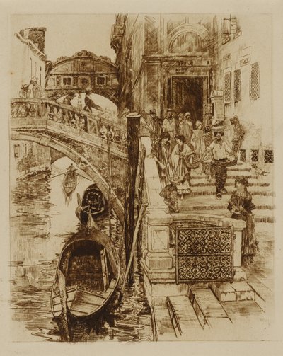 Ponte dos Suspiros, Veneza de Frank Duveneck