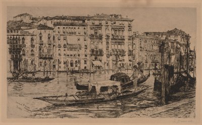 Grande Canal, Veneza de Frank Duveneck