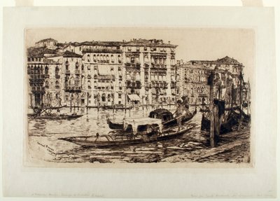Grande Canal, Veneza de Frank Duveneck