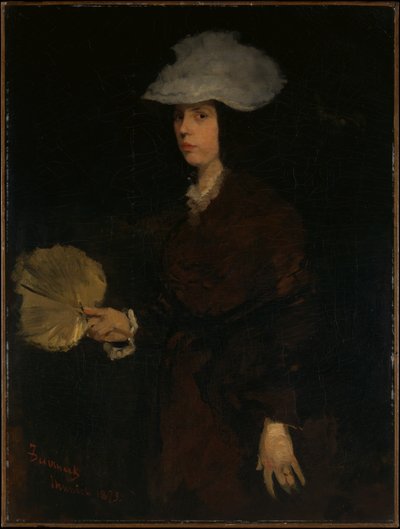 Dama com leque de Frank Duveneck