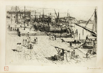 A Riva, olhando para o Palácio Grão-Ducal de Frank Duveneck