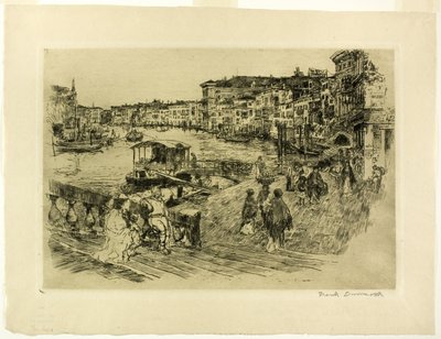 Vista do Grande Canal de Frank Duveneck