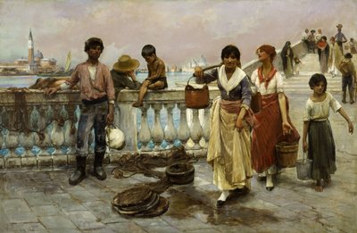 Transportadores de água, Veneza de Frank Duveneck