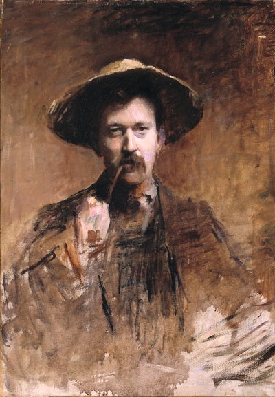 Retrato do pintor por ele mesmo, s.d. de Frank Edwin Scott