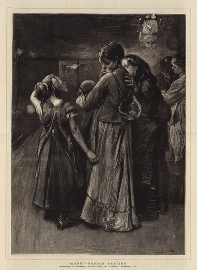 Longe, Estação Euston de Frank Holl