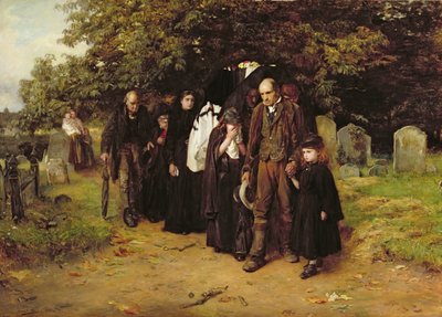 Eu sou a Ressurreição e a Vida, ou O Funeral da Vila de Frank Holl