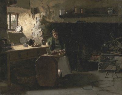 Descascar batatas de Frank Holl