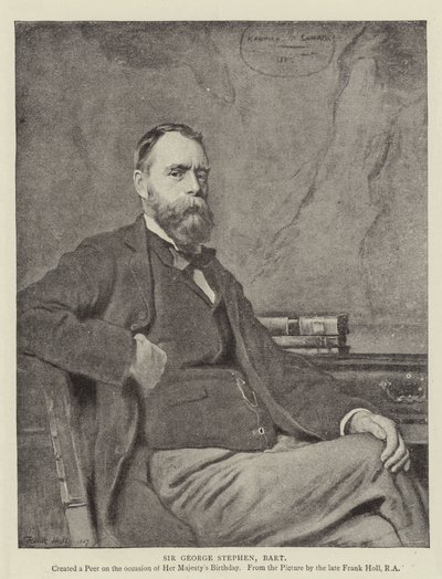 Sir George Stephen, baronete de Frank Holl