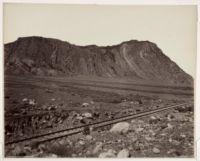 Montanha Cinnabar, Devil Slide, década de 1880. de Frank Jay Haynes