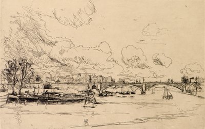 Junto ao Canal, Charenton, Paris de Frank Laing