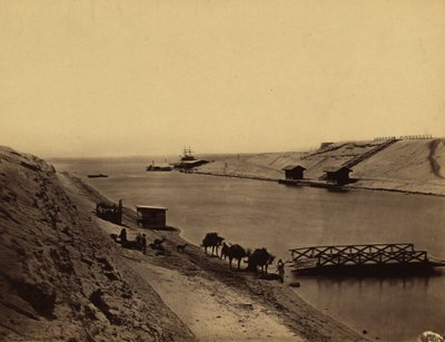 Lago Timsah, Suez de frente para o chalé de Frank Mason Good