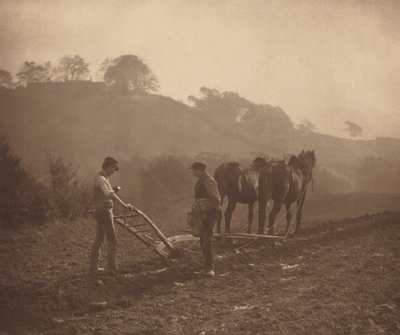 Hora do jantar, c. 1890. de Frank Meadow. Sutcliffe